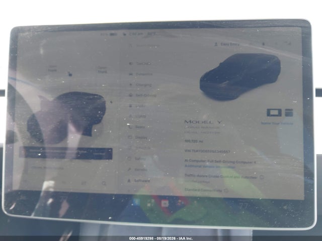 2025 Tesla Model Y Long Range Dual Motor All-wheel Drive მანქანა იყიდება აუქციონზე, vin: 7SAYGDEE6SA340557, აუქციონის ნომერი: 45919298