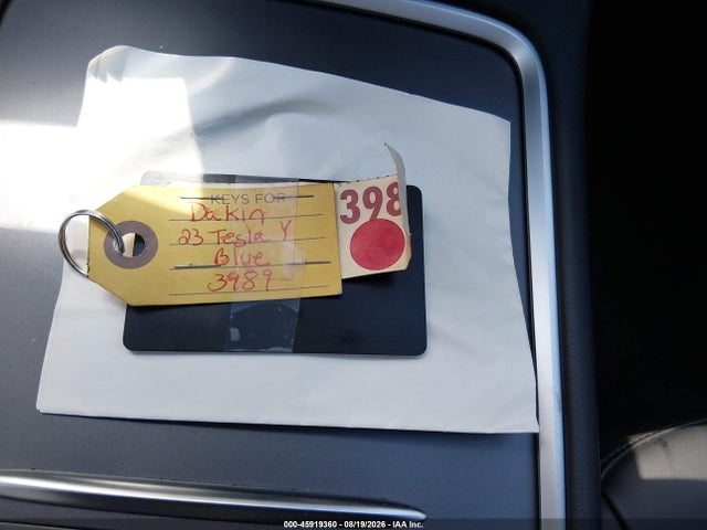45919360 :رقم المزاد ، 7SAYGDEEXPA074869 vin ، 2023 Tesla Model Y Awd/long Range Dual Motor All-wheel Drive مزاد بيع
