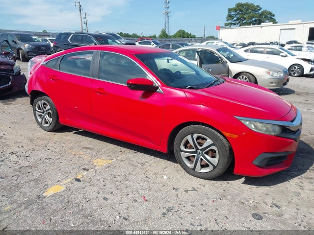 2016 Honda Civic Lx მანქანა იყიდება აუქციონზე, vin: 2HGFC2F50GH521372, აუქციონის ნომერი: 45919451