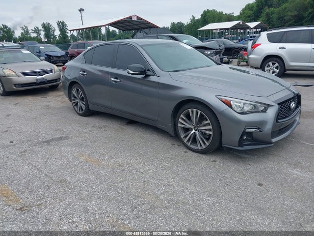2023 Infiniti Q50 Sensory Awd მანქანა იყიდება აუქციონზე, vin: JN1EV7CR9PM541421, აუქციონის ნომერი: 45919599