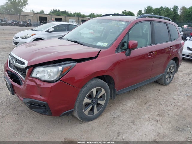 45919826 :رقم المزاد ، JF2SJAEC5JG521207 vin ، 2018 Subaru Forester 2.5i Premium مزاد بيع