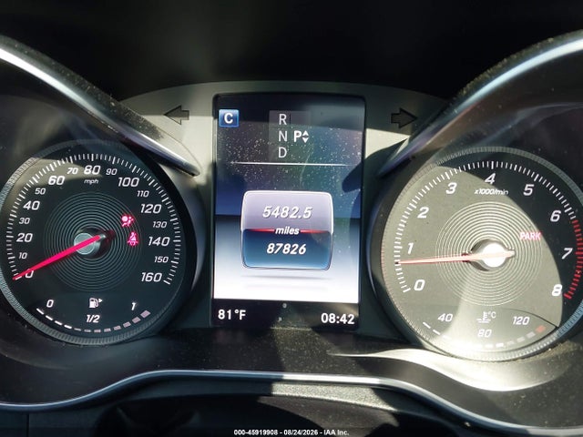 45919908 :رقم المزاد ، WDDWJ4KB2HF550456 vin ، 2017 Mercedes-benz C 300 4matic مزاد بيع