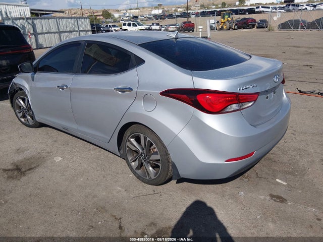 Hyundai Elantra Limited 2014 5NPDH4AEXEH488816 Image 3