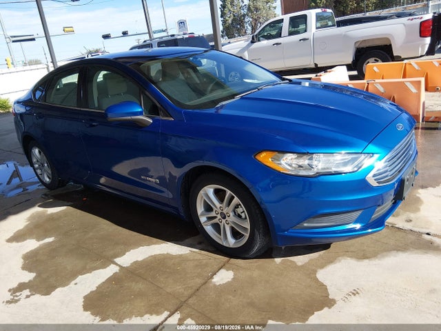 2018 Ford Fusion Hybrid S მანქანა იყიდება აუქციონზე, vin: 3FA6P0UU5JR243488, აუქციონის ნომერი: 45920029