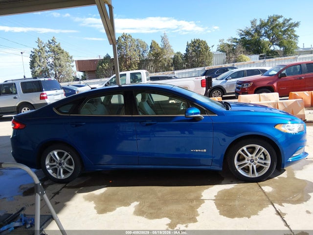 2018 Ford Fusion Hybrid S მანქანა იყიდება აუქციონზე, vin: 3FA6P0UU5JR243488, აუქციონის ნომერი: 45920029