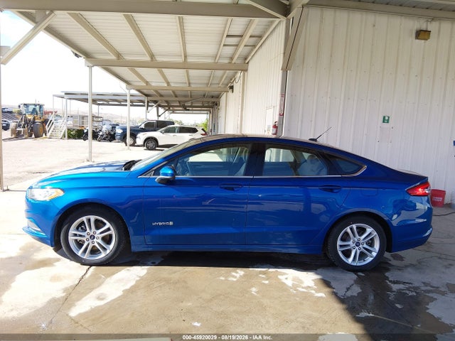 2018 Ford Fusion Hybrid S მანქანა იყიდება აუქციონზე, vin: 3FA6P0UU5JR243488, აუქციონის ნომერი: 45920029