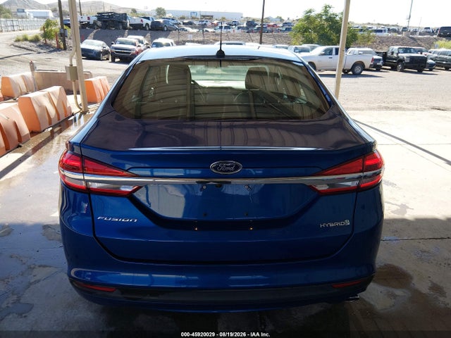 2018 Ford Fusion Hybrid S მანქანა იყიდება აუქციონზე, vin: 3FA6P0UU5JR243488, აუქციონის ნომერი: 45920029