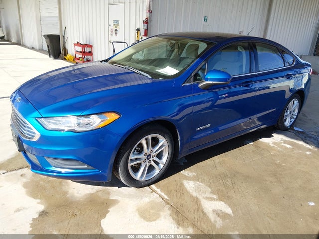2018 Ford Fusion Hybrid S მანქანა იყიდება აუქციონზე, vin: 3FA6P0UU5JR243488, აუქციონის ნომერი: 45920029