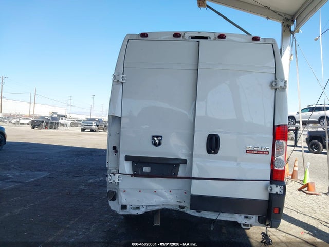 Aukcja sprzedaży 2021 Ram Promaster 3500 Cargo Van High Roof 159 Wb Ext, vin: 3C6MRVJG9ME561950, numer aukcji: 45920031