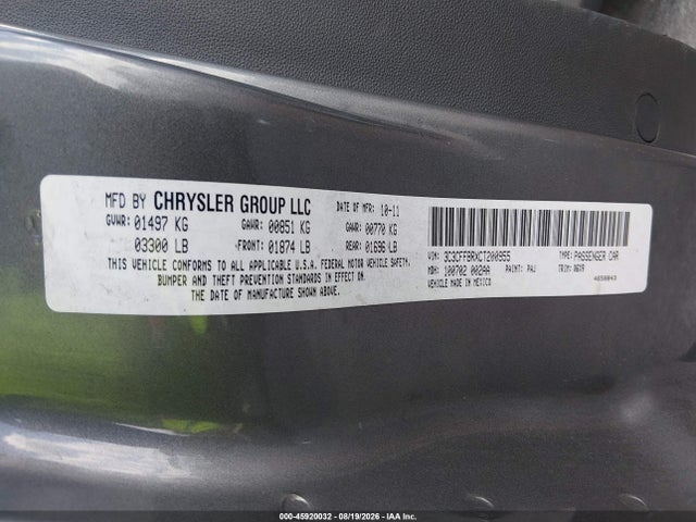 Продажа на аукционе авто 2012 Fiat 500 Sport, vin: 3C3CFFBRXCT200955, номер лота: 45920032