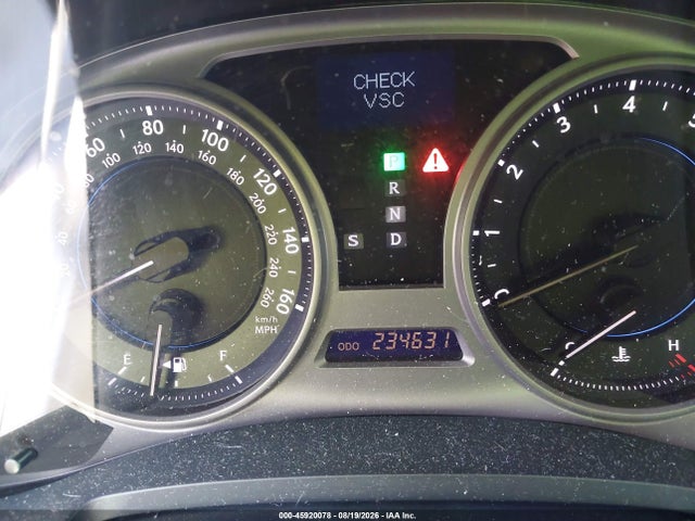 45920078 :رقم المزاد ، JTHCK262075012706 vin ، 2007 Lexus Is 250 مزاد بيع