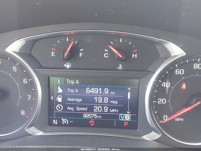 45920111 :رقم المزاد ، 1GKKNRLS3LZ196905 vin ، 2020 Gmc Acadia Fwd Sle مزاد بيع