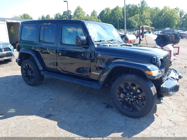 Auction sale of the 2021 Jeep Wrangler Unlimited High Altitude 4x4, vin: 1C4HJXEN1MW786746, lot number: 45920115