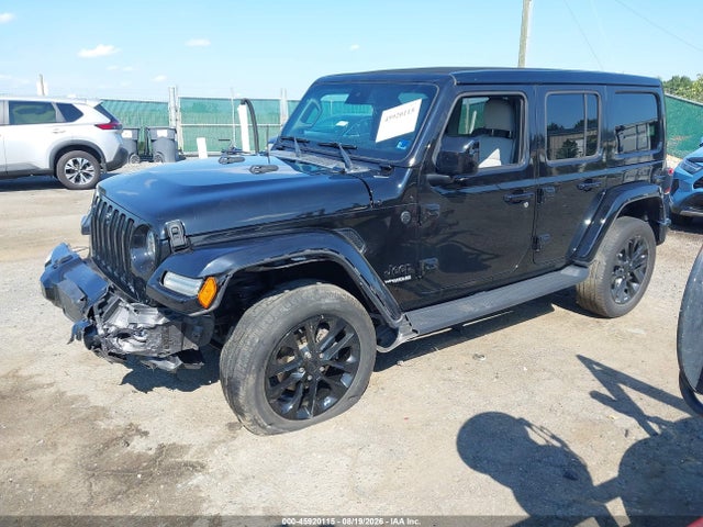 Продажа на аукционе авто 2021 Jeep Wrangler Unlimited High Altitude 4x4, vin: 1C4HJXEN1MW786746, номер лота: 45920115