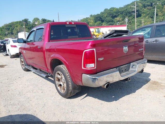 2015 Ram 1500 Laramie მანქანა იყიდება აუქციონზე, vin: 1C6RR7NT0FS602720, აუქციონის ნომერი: 45920144
