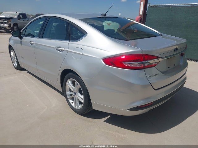 Ford Fusion S Hybrid 2018 3FA6P0UU8JR254453 Image 3