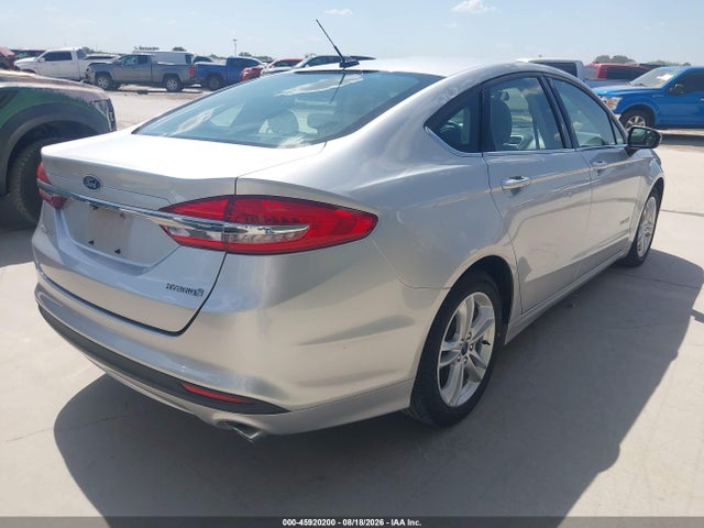 Ford Fusion S Hybrid 2018 3FA6P0UU8JR254453 Image 4