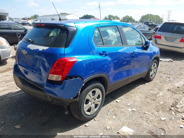 45920202 :رقم المزاد ، KL7CJKSB9FB090554 vin ، 2015 Chevrolet Trax 1ls مزاد بيع