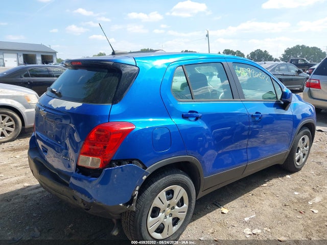 45920202 :رقم المزاد ، KL7CJKSB9FB090554 vin ، 2015 Chevrolet Trax 1ls مزاد بيع