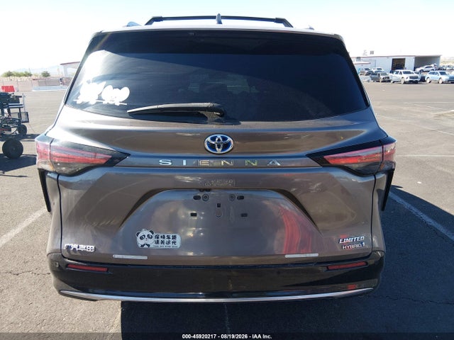 45920217 :رقم المزاد ، 5TDZRKEC0PS176680 vin ، 2023 Toyota Sienna Limited مزاد بيع