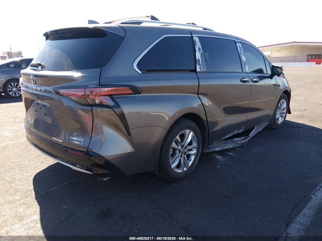 45920217 :رقم المزاد ، 5TDZRKEC0PS176680 vin ، 2023 Toyota Sienna Limited مزاد بيع