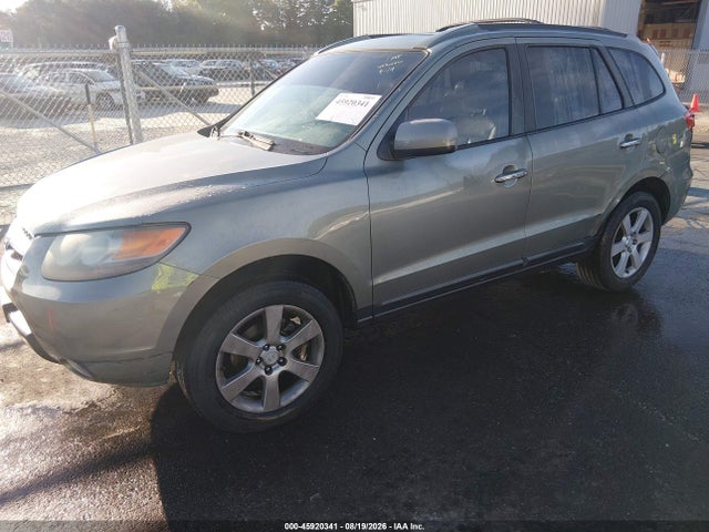 2007 Hyundai Santa Fe Limited/se მანქანა იყიდება აუქციონზე, vin: 5NMSH13EX7H053278, აუქციონის ნომერი: 45920341