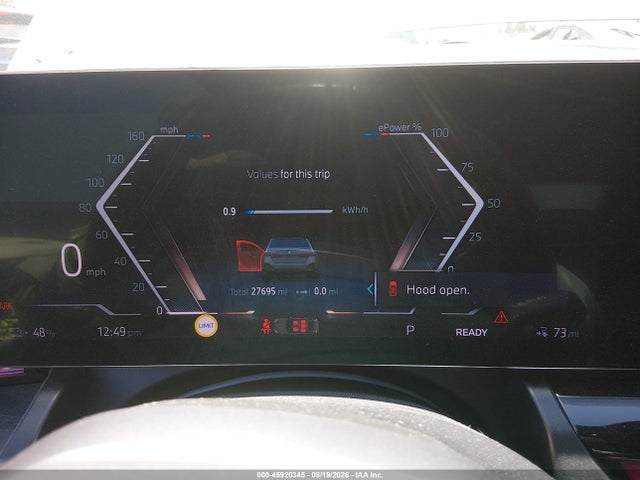 2024 Bmw I5 Edrive40 მანქანა იყიდება აუქციონზე, vin: WBY33FK03RCS00417, აუქციონის ნომერი: 45920345