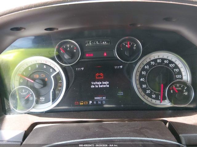 45920472 :رقم المزاد ، 3C63R2EL6DG602525 vin ، 2013 Ram 3500 Laramie مزاد بيع
