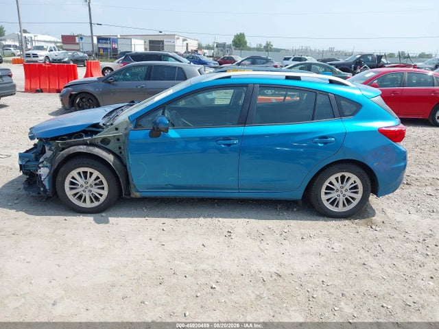 Продаж на аукціоні авто 2018 Subaru Impreza 2.0i Premium, vin: 4S3GTAD63J3741138, номер лоту: 45920489