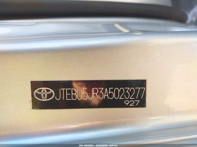 Aukcja sprzedaży 2010 Toyota 4runner Trail V6, vin: JTEBU5JR3A5023277, numer aukcji: 45920551