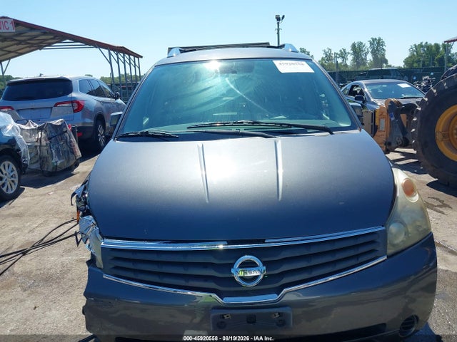 Auction sale of the 2008 Nissan Quest 3.5 Sl, vin: 5N1BV28U18N108814, lot number: 45920558