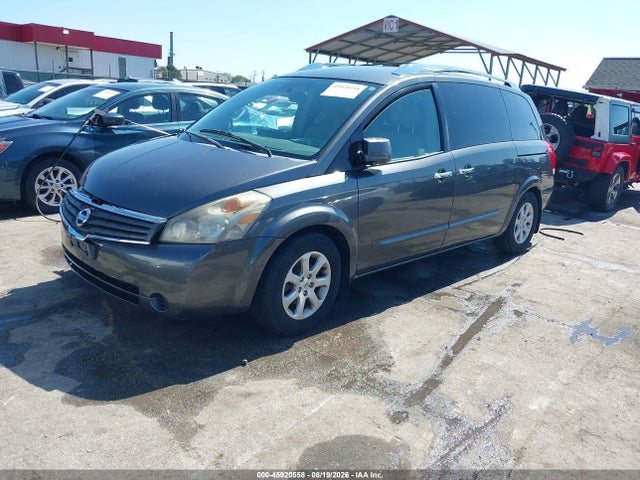 Auction sale of the 2008 Nissan Quest 3.5 Sl, vin: 5N1BV28U18N108814, lot number: 45920558