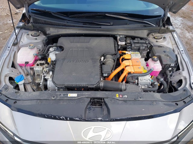 2025 Hyundai Elantra Hybrid Blue მანქანა იყიდება აუქციონზე, vin: KMHLM4DJ3SU135931, აუქციონის ნომერი: 45920573