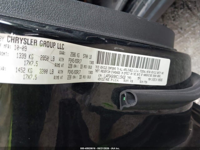 2010 Jeep Grand Cherokee Laredo მანქანა იყიდება აუქციონზე, vin: 1J4PS4GK8AC115432, აუქციონის ნომერი: 45920616