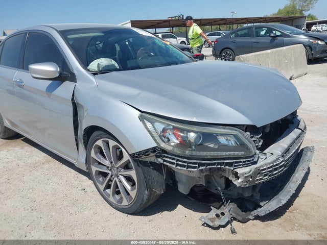 Продаж на аукціоні авто 2014 Honda Accord Sport, vin: 1HGCR2F55EA284293, номер лоту: 45920647