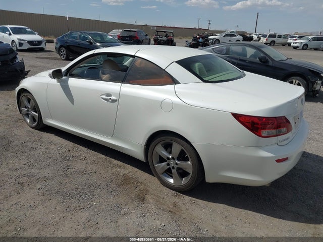 45920661 :رقم المزاد ، JTHFF2C2XA2504495 vin ، 2010 Lexus Is 250c مزاد بيع