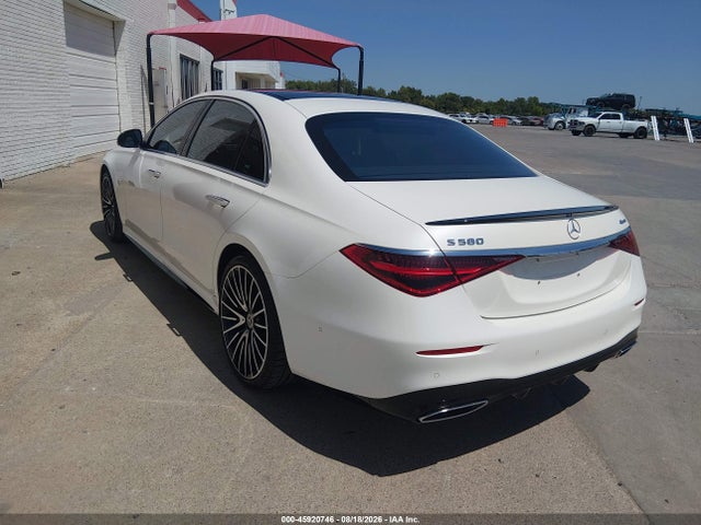 2022 Mercedes-benz S 580 4matic მანქანა იყიდება აუქციონზე, vin: W1K6G7GB0NA120894, აუქციონის ნომერი: 45920746