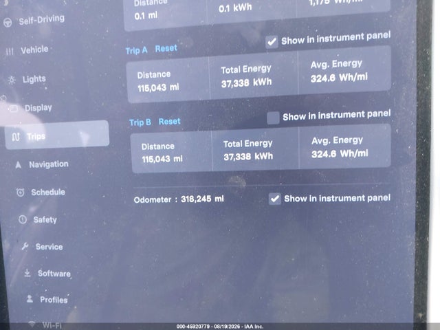 Продаж на аукціоні авто 2015 Tesla Model S 70d/85d/p85d, vin: 5YJSA1S20FF087919, номер лоту: 45920779