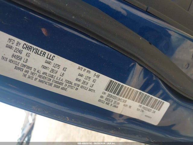 Продаж на аукціоні авто 2009 Dodge Charger Sxt, vin: 2B3KA33V19H513038, номер лоту: 45920792