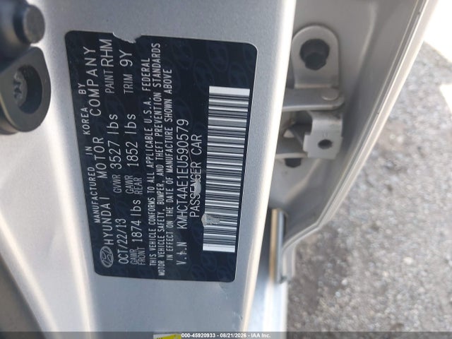 Hyundai ACCENT GLS 2014 KMHCT4AE1EU590579 Image 9