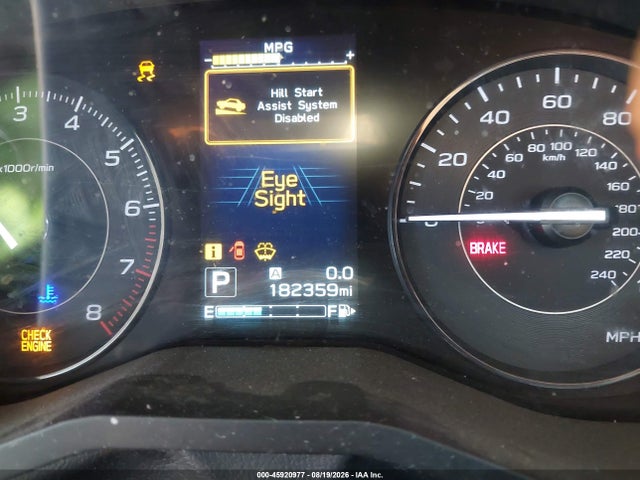 45920977 :رقم المزاد ، 4S3GKAD62K3611713 vin ، 2019 Subaru Impreza 2.0i Premium مزاد بيع
