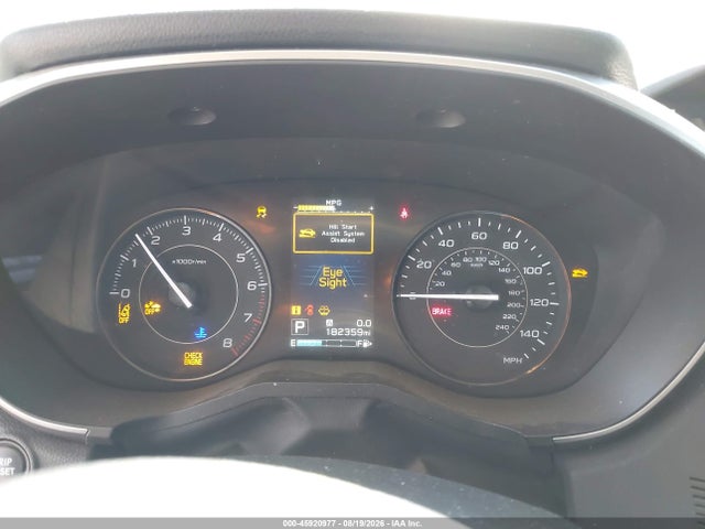 45920977 :رقم المزاد ، 4S3GKAD62K3611713 vin ، 2019 Subaru Impreza 2.0i Premium مزاد بيع