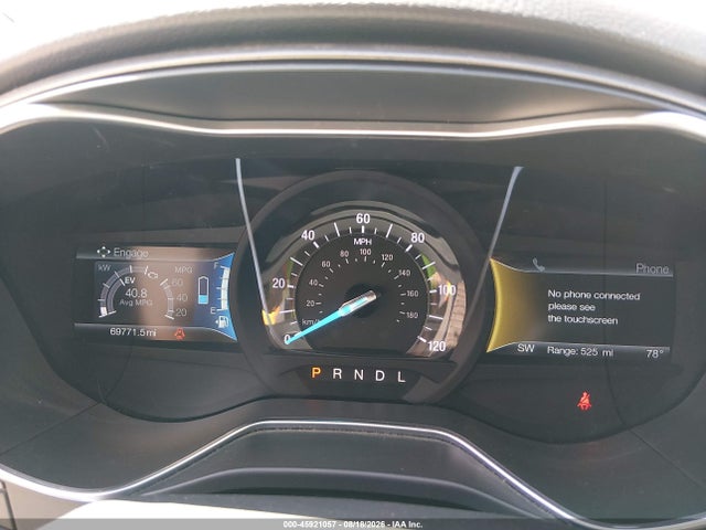 3FA6P0PU9JR273623 Ford Fusion Energi Se Luxury