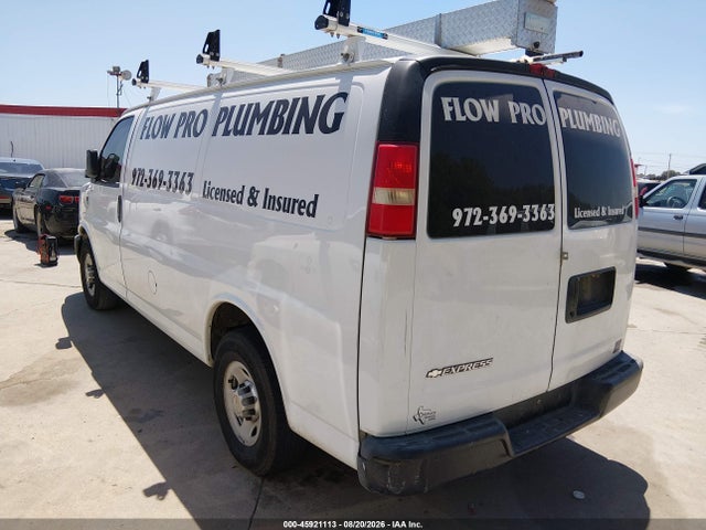 2012 Chevrolet Express 2500 Work Van მანქანა იყიდება აუქციონზე, vin: 1GCWGFCA9C1167856, აუქციონის ნომერი: 45921113