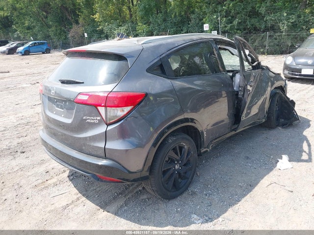 2022 Honda Hr-v Awd Sport მანქანა იყიდება აუქციონზე, vin: 3CZRU6H14NM738328, აუქციონის ნომერი: 45921157