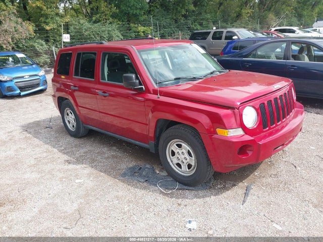 2009 Jeep Patriot Sport მანქანა იყიდება აუქციონზე, vin: 1J4FF28B89D138170, აუქციონის ნომერი: 45921217