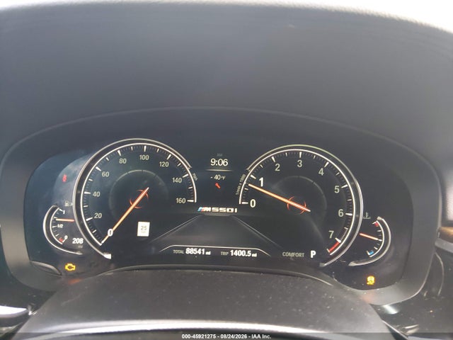 45921275 :رقم المزاد ، WBAJB9C54JB036318 vin ، 2018 Bmw M550i Xdrive مزاد بيع