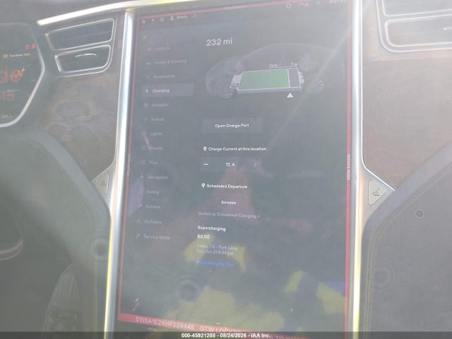 Aukcja sprzedaży 2017 Tesla Model S 100d/60d/75d/90d/p100d, vin: 5YJSA1E2XHF229448, numer aukcji: 45921288
