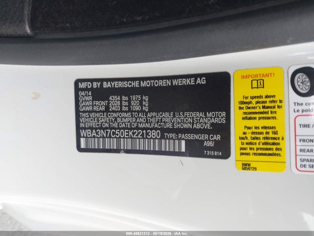 BMW 428i 2014 WBA3N7C50EK221380 Image 9