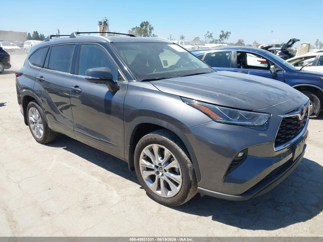 2025 Toyota Highlander Limited მანქანა იყიდება აუქციონზე, vin: 5TDKDRAH3SS554686, აუქციონის ნომერი: 45921331